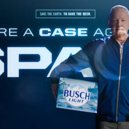 Astronaut Doug Hurley in Busch Light's commercial "A Case Against Space"